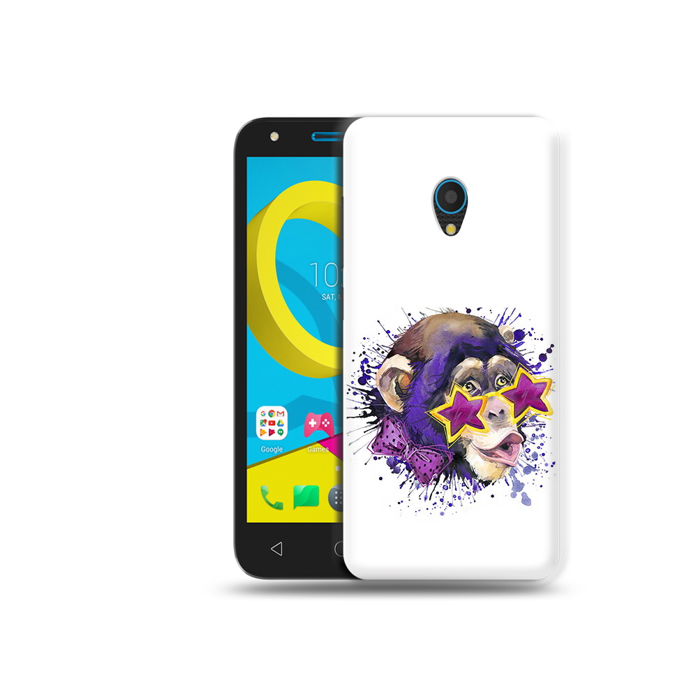 

Чехол MyPads Tocco для Alcatel U5 5047D обезьяна в очках (PT134046.676.524), Tocco