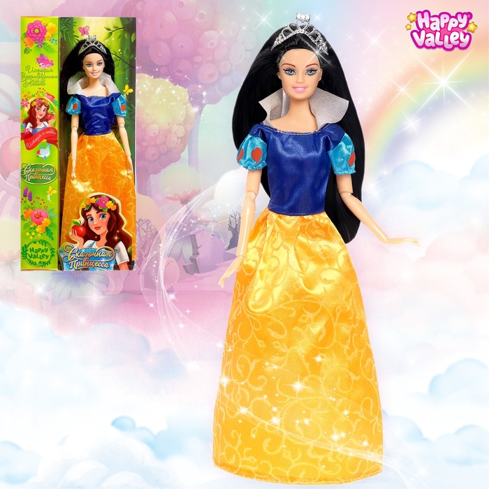Кукла-модель «Сказочная принцесса. История о заколдованном яблоке» шарнирная кукла сказочная