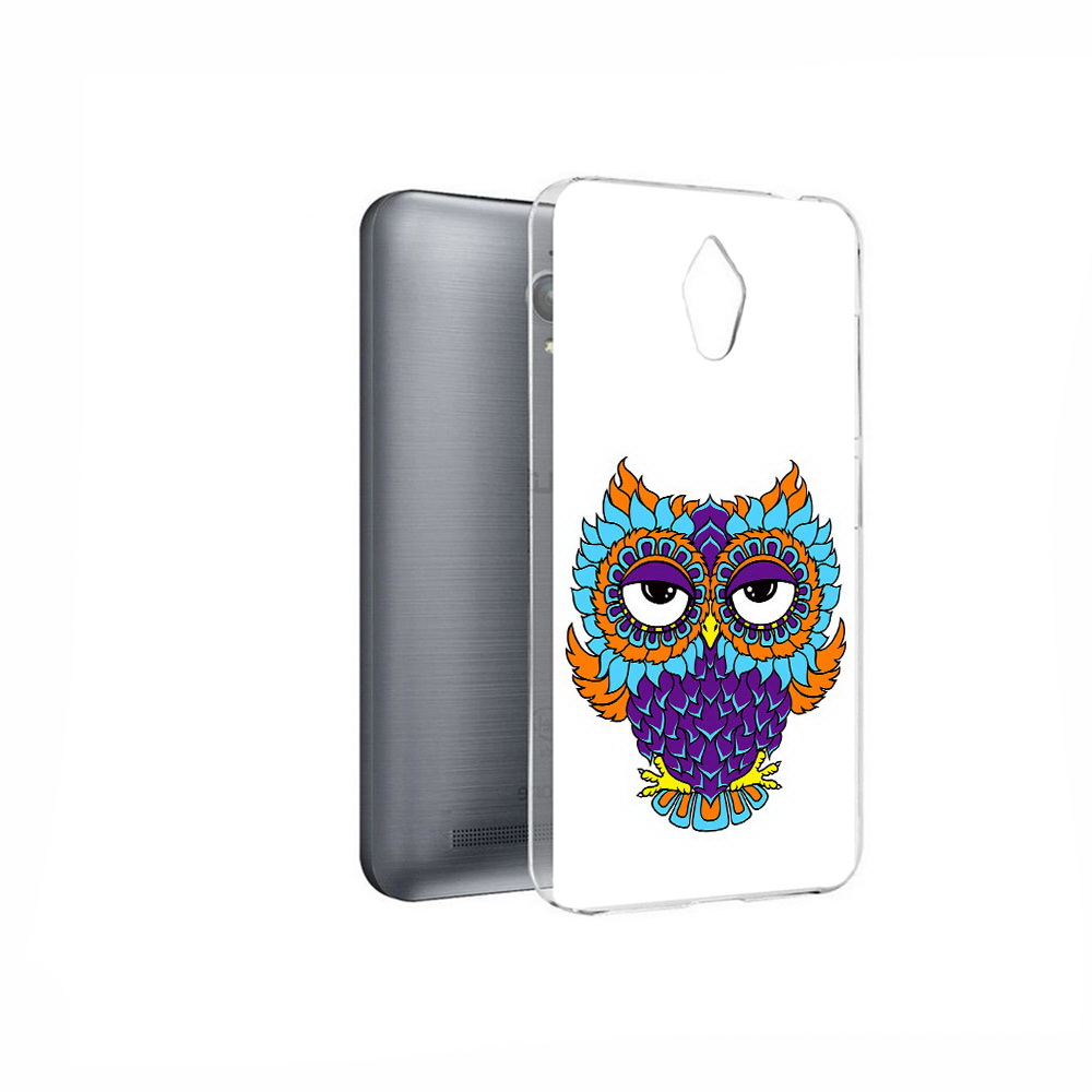 

Чехол MyPads Tocco для Asus ZenFone Go (ZC500TG) Цветная сова, Прозрачный, Tocco