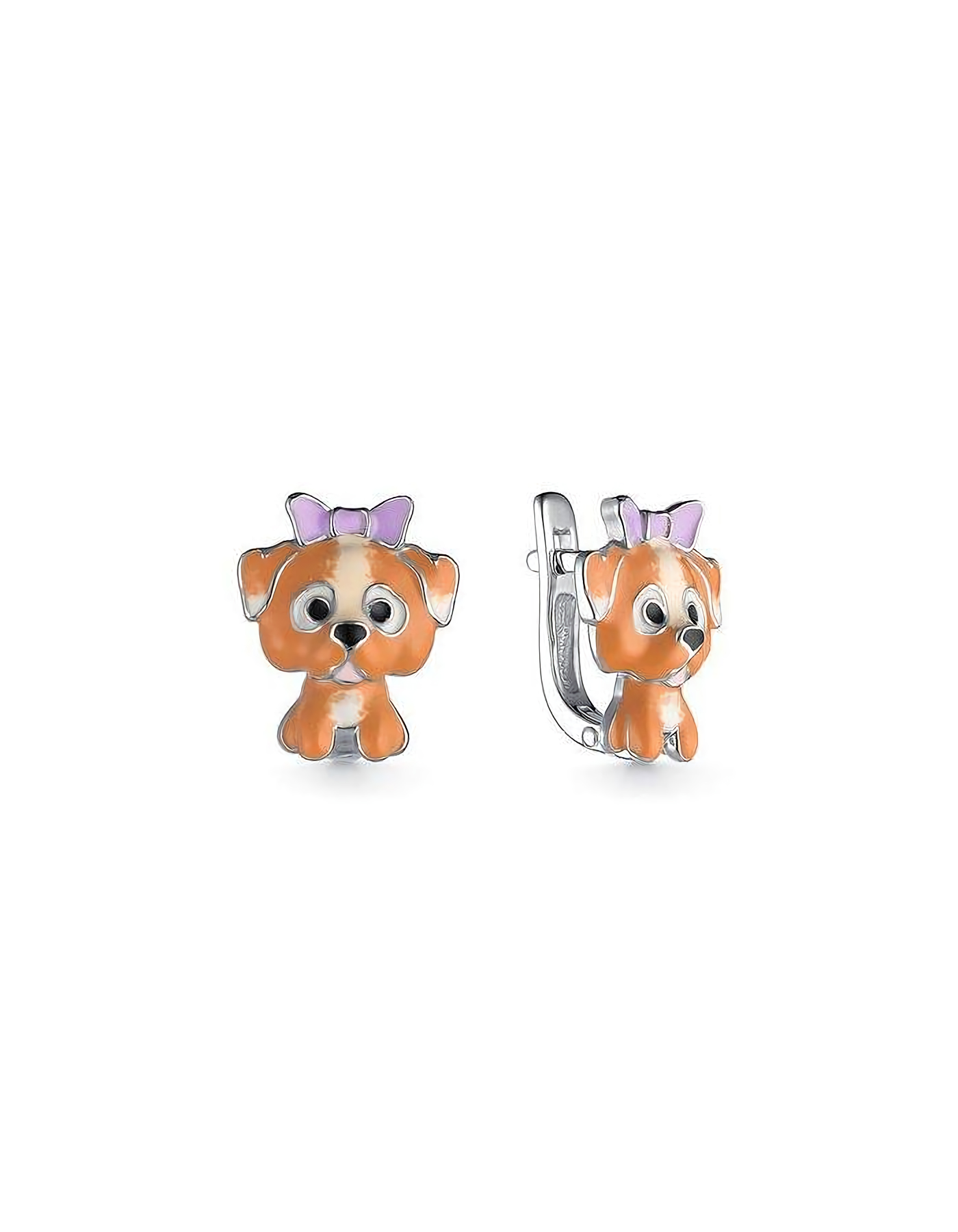 

Серьги из серебра TEO MAORI 8901022263, эмаль, 8901022263