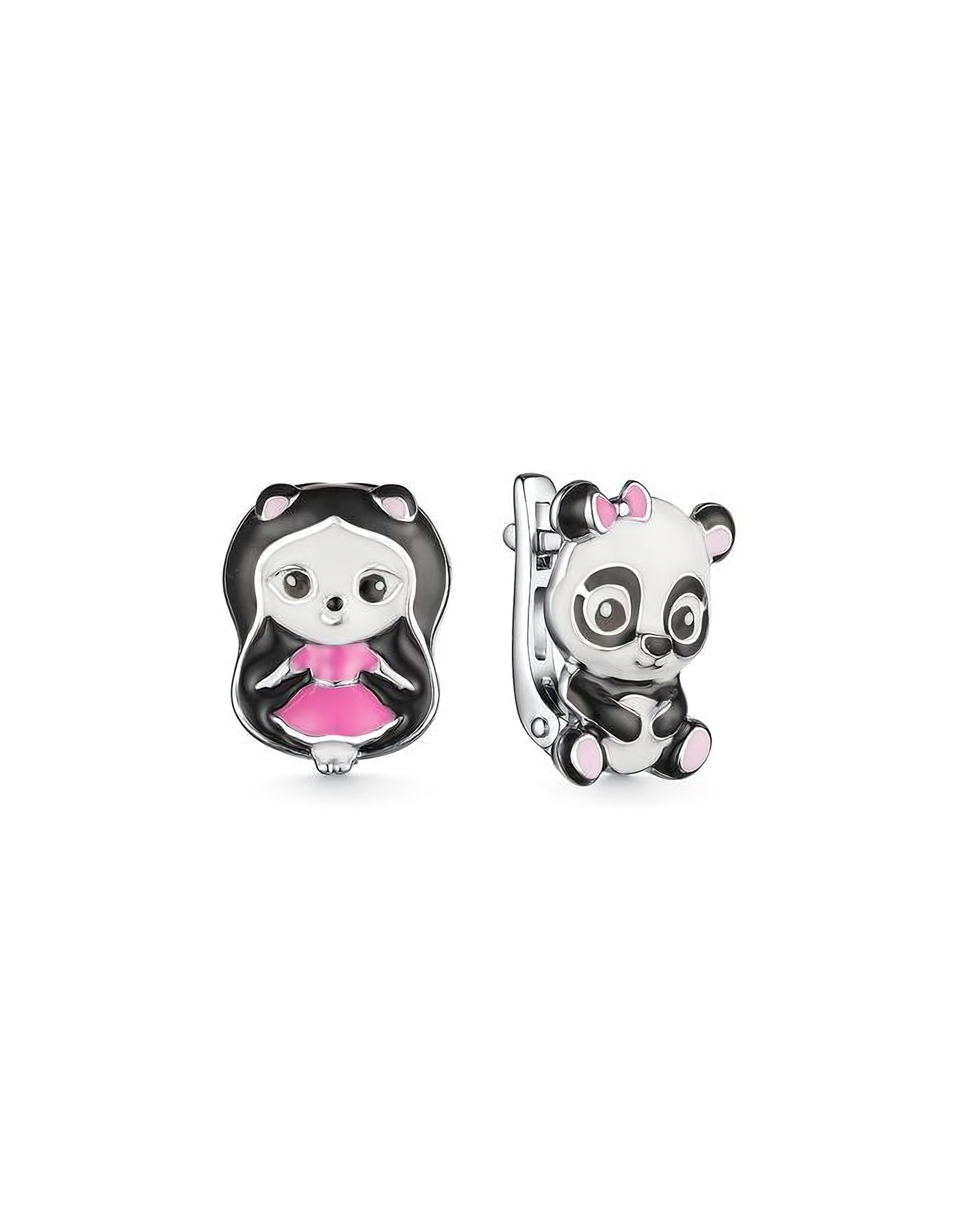 

Серьги из серебра TEO MAORI 8901022733, эмаль, 8901022733