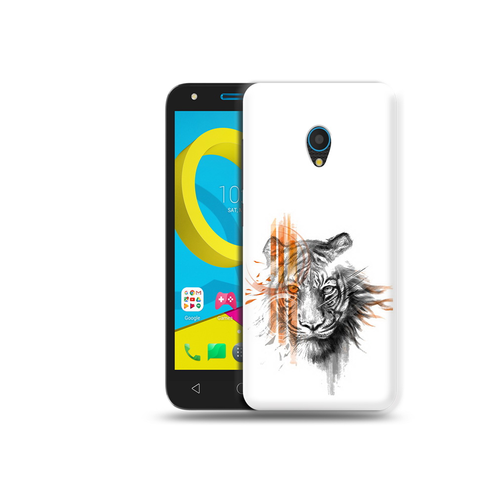 

Чехол MyPads Tocco для Alcatel U5 5047D огненный тигр (PT134046.676.526), Tocco