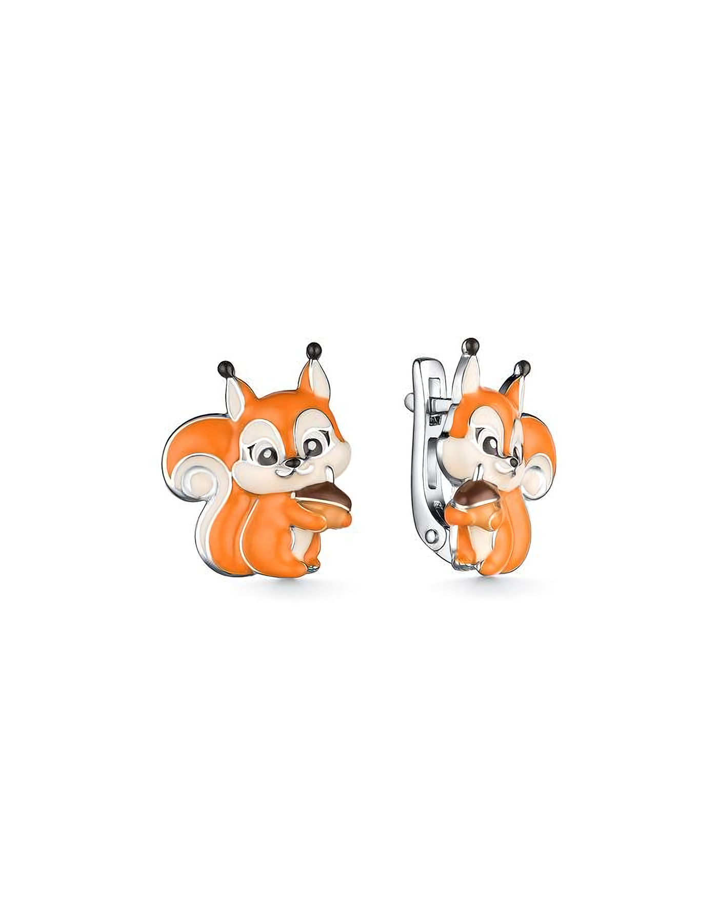 

Серьги из серебра TEO MAORI 8901022736, эмаль, 8901022736