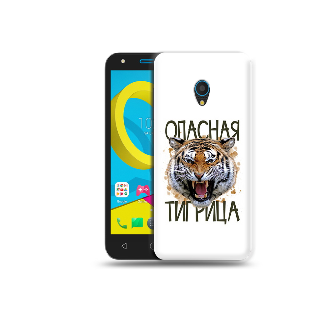 

Чехол MyPads Tocco для Alcatel U5 5047D опасная тигрица (PT134046.676.527), Tocco
