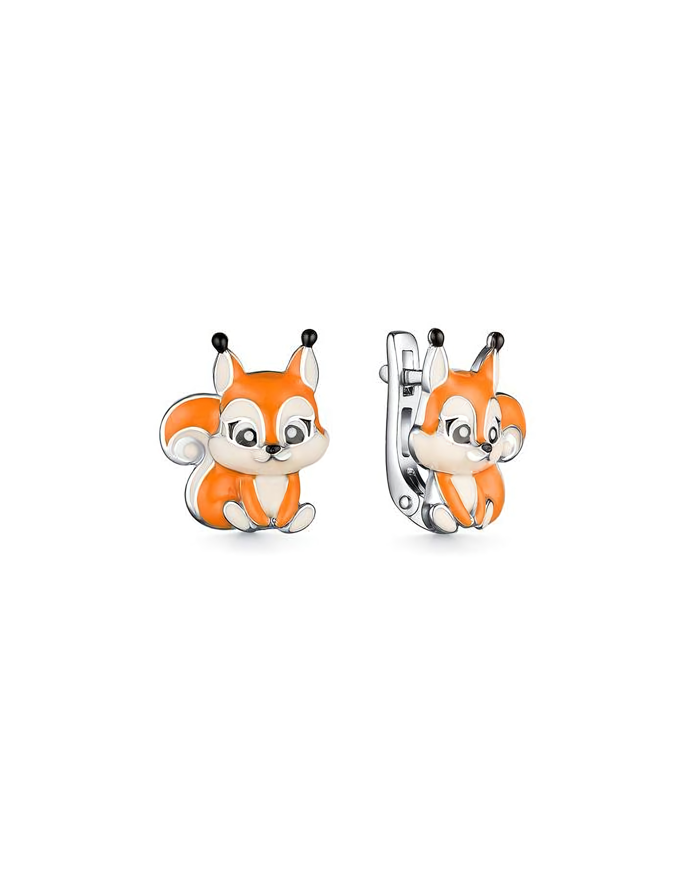 

Серьги из серебра TEO MAORI 8901022737, эмаль, 8901022737