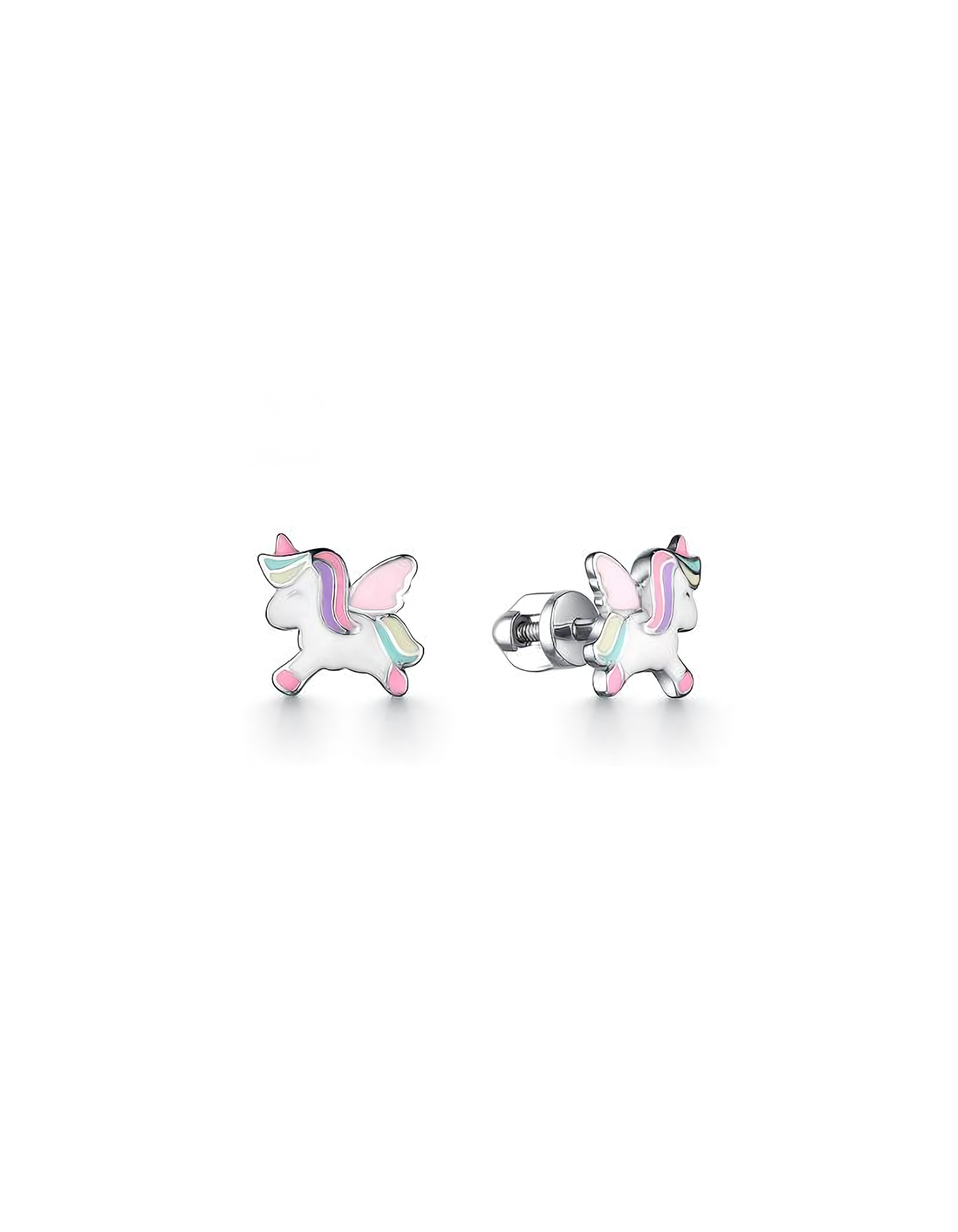 

Серьги пусеты из серебра TEO MAORI 8901061779, эмаль, 8901061779