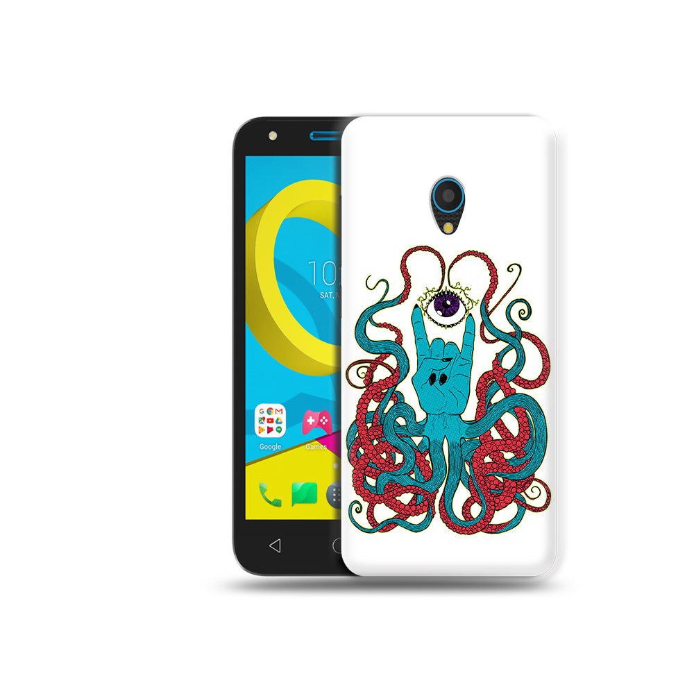 

Чехол MyPads Tocco для Alcatel U5 5047D осьминог-рука абстракция (PT134046.676.530), Tocco