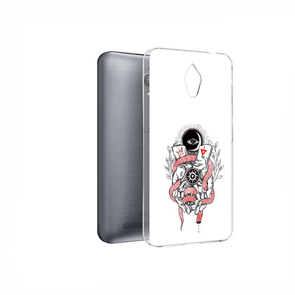 Чехол MyPads Tocco для Asus ZenFone Go (ZC500TG) абстрация связанные руки
