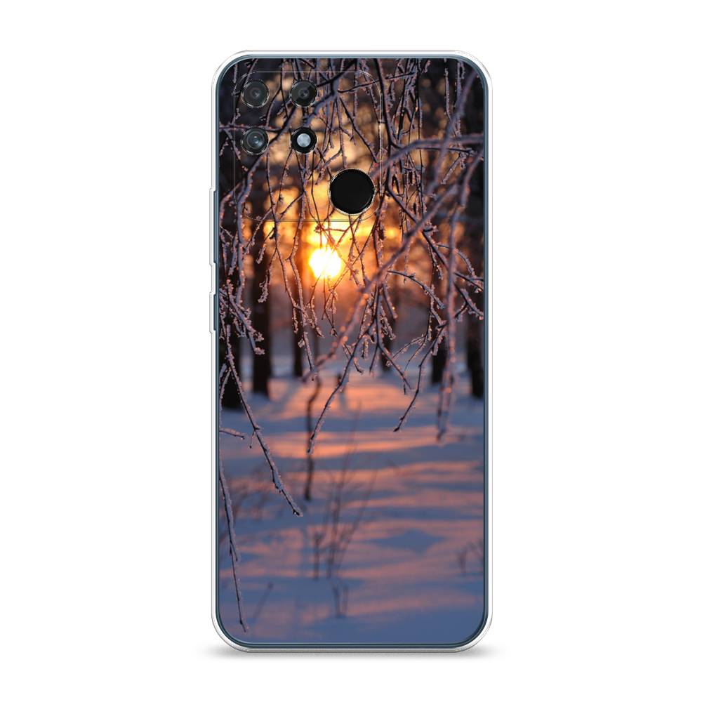 

Чехол на Realme Narzo 50A "Зима 7", Оранжевый;розовый;черный, 258450-2