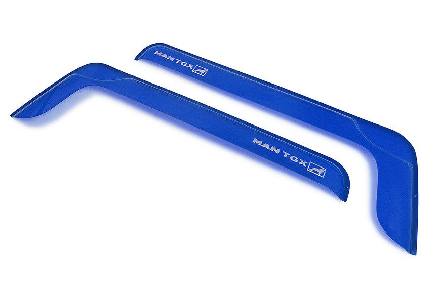 

Дефлекторы на окна MAN TGX Синий (Малый угол) c 2021г.