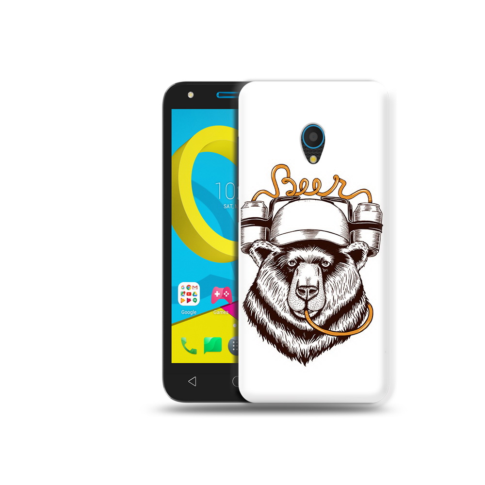 

Чехол MyPads Tocco для Alcatel U5 5047D пивной медведь (PT134046.676.538), Tocco