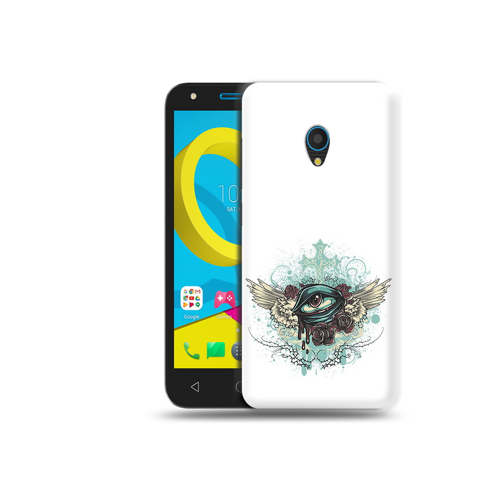 

Чехол MyPads Tocco для Alcatel U5 5047D плачущий глаз с крыльями (PT134046.676.544), Tocco