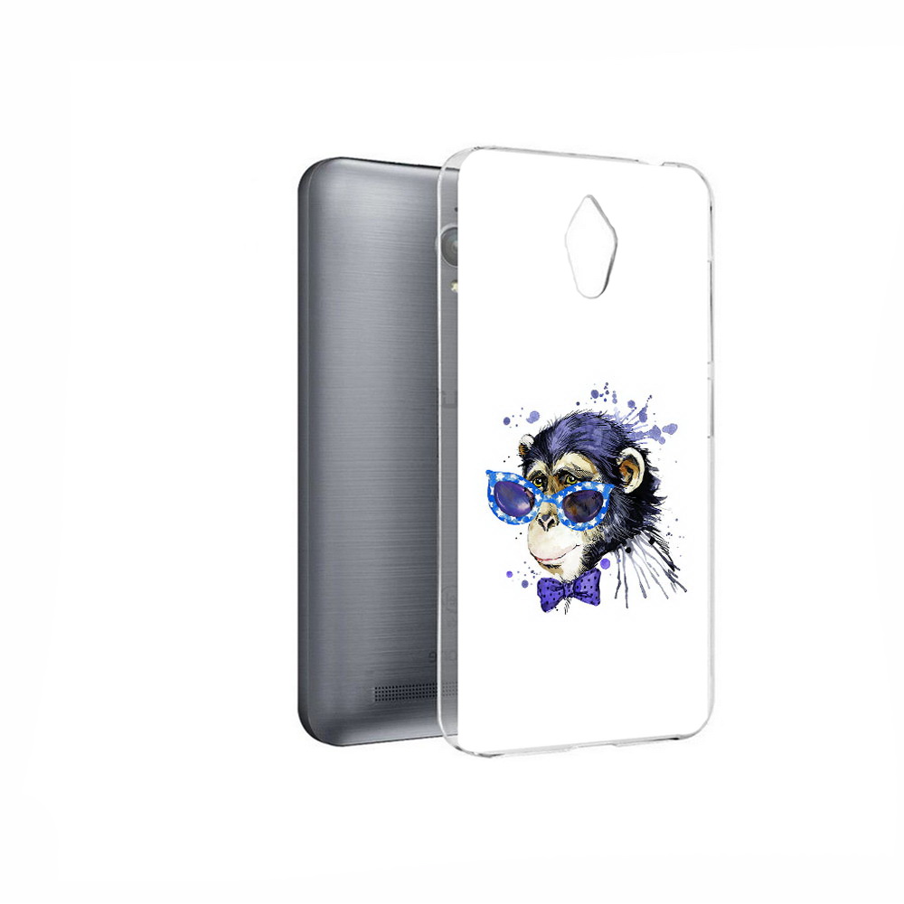 Чехол MyPads Tocco для Asus ZenFone Go (ZC500TG) акварельная обезьяна