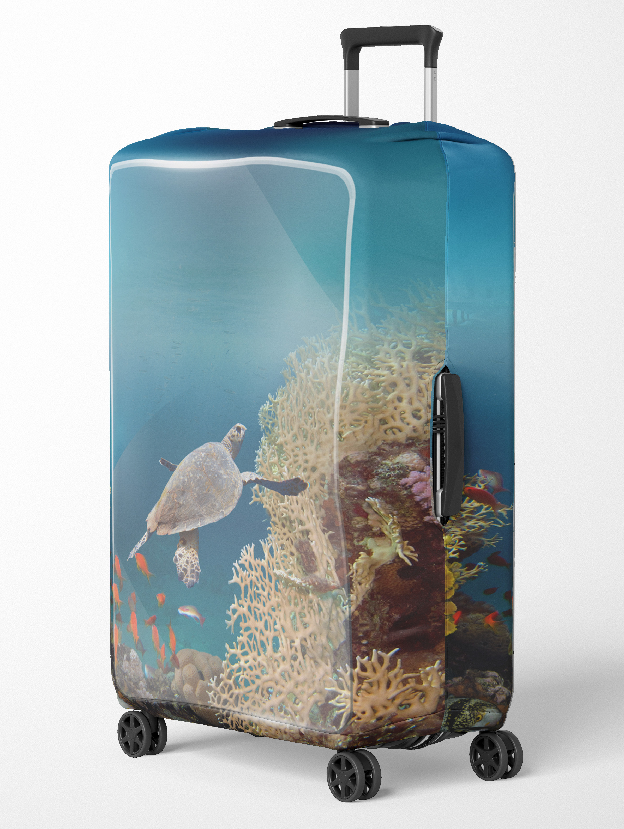 Чехол для чемодана CVT C-B1 подводный мир S