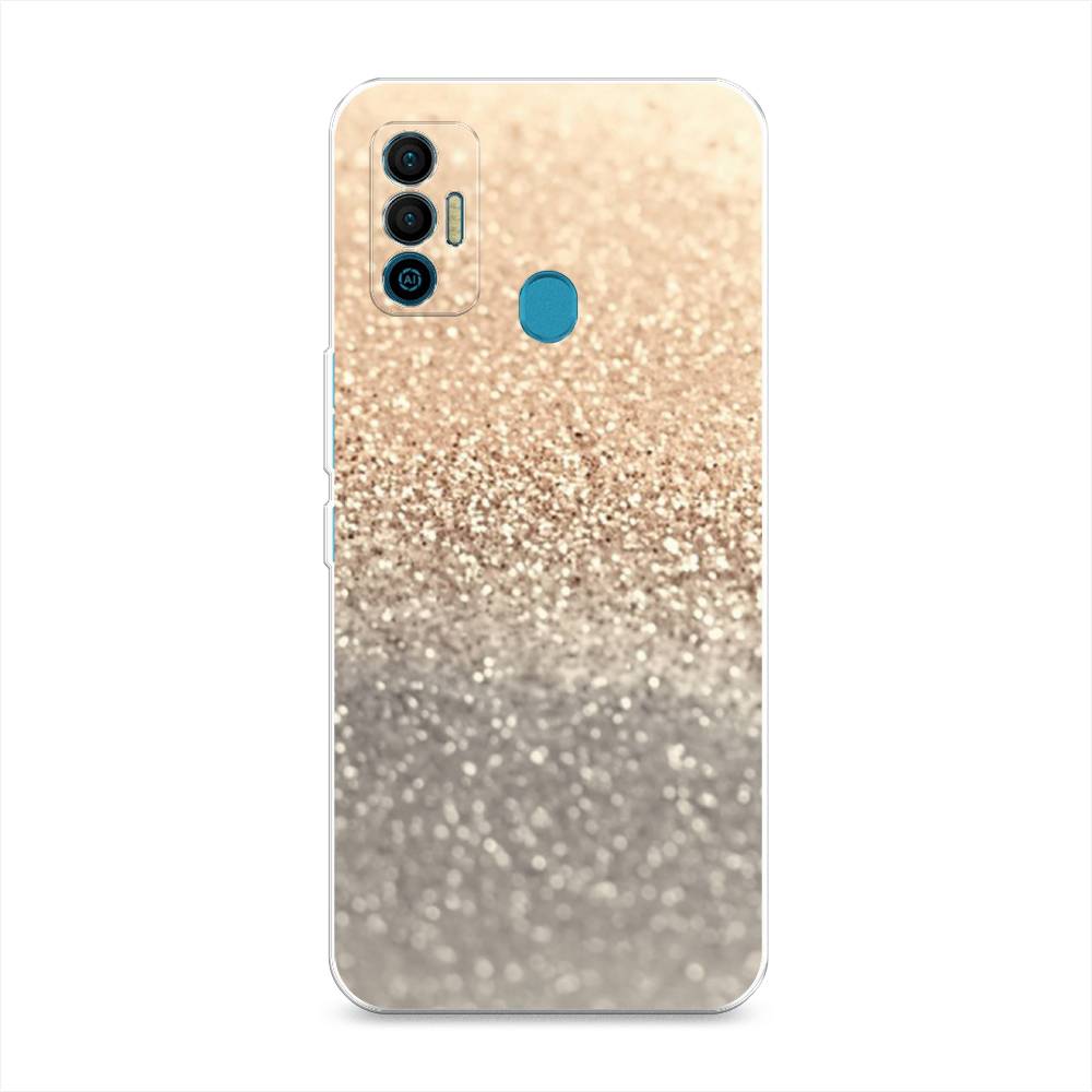 

Силиконовый чехол "Песок золотой рисунок" на Tecno Spark 7