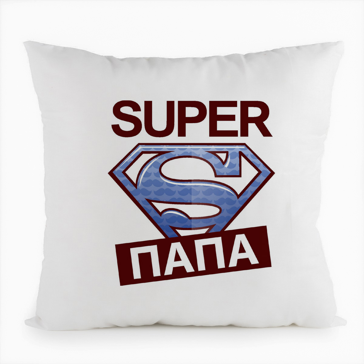 фото Подушка белая coolpodarok супер папа (super)