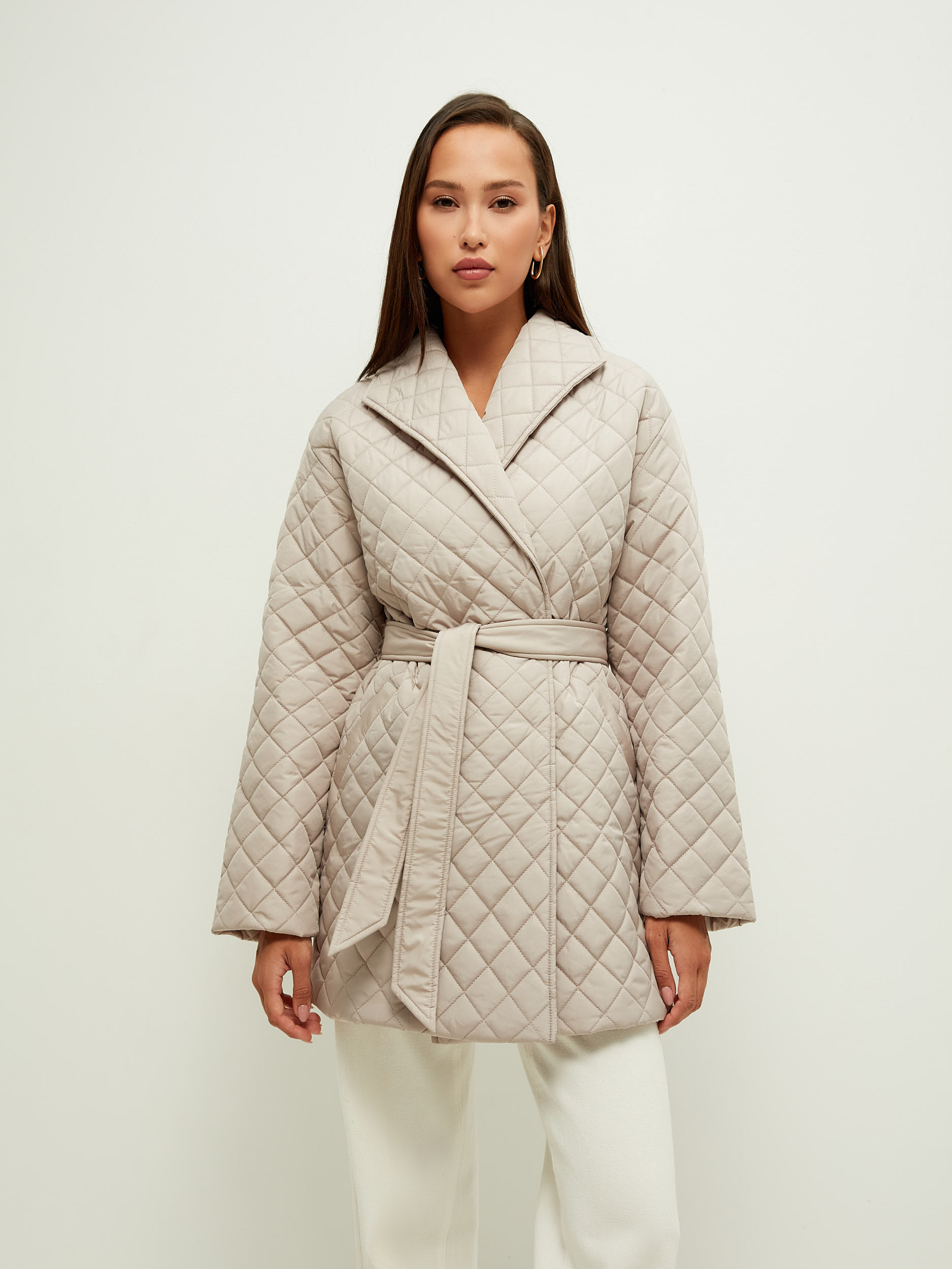 

Куртка женская ZARINA 2368419119-62 бежевая 2XL, 2368419119-62