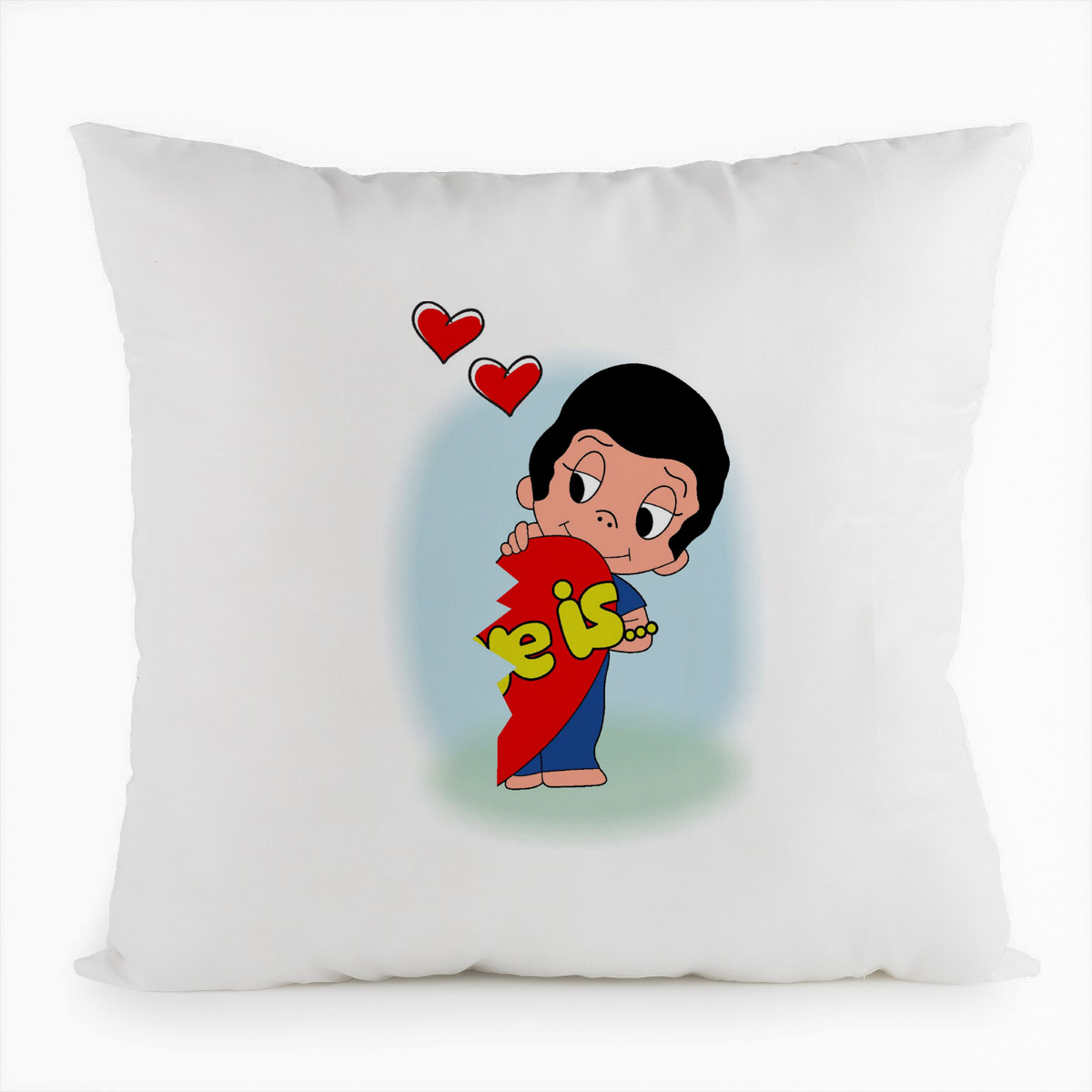 

Подушка белая CoolPodarok VE (LOVE)