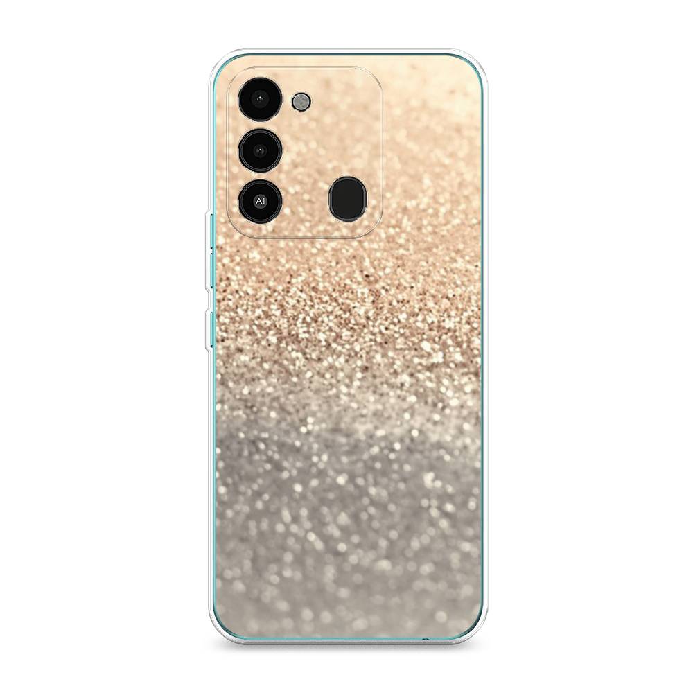 

Силиконовый чехол "Песок золотой рисунок" на Tecno Spark 8C