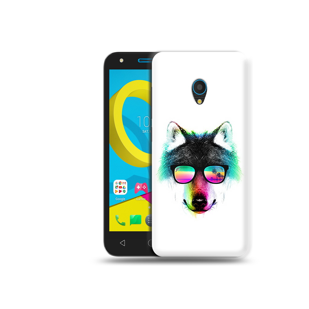 

Чехол MyPads Tocco для Alcatel U5 5047D радужный волк (PT134046.676.567), Tocco