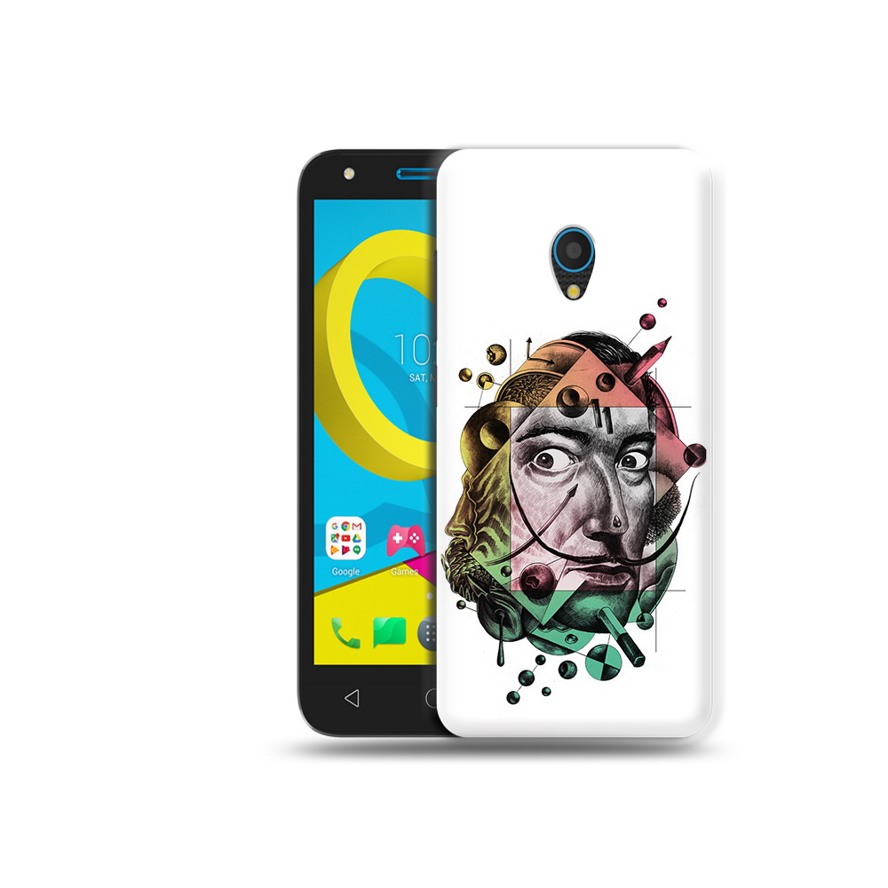 

Чехол MyPads Tocco для Alcatel U5 5047D разноцветное лицо абстракция (PT134046.676.570), Tocco