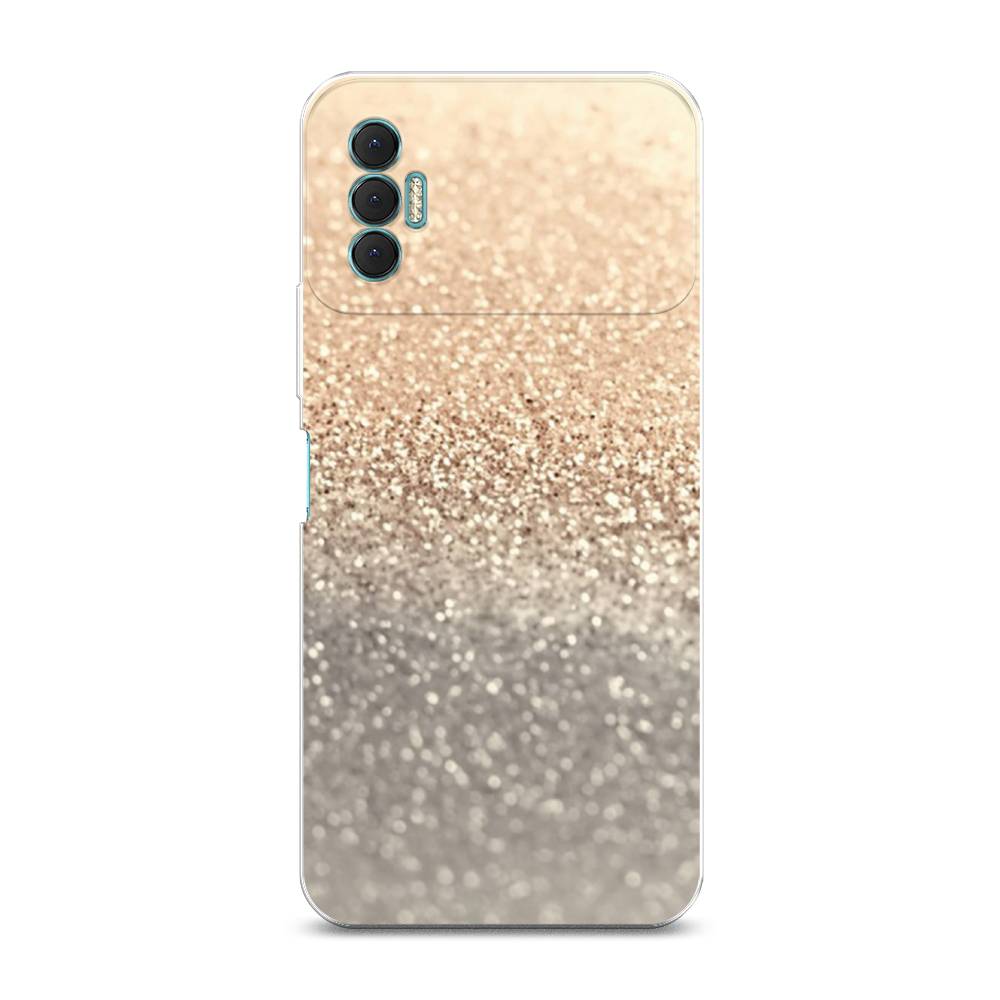 

Силиконовый чехол "Песок золотой рисунок" на Tecno Spark 8P