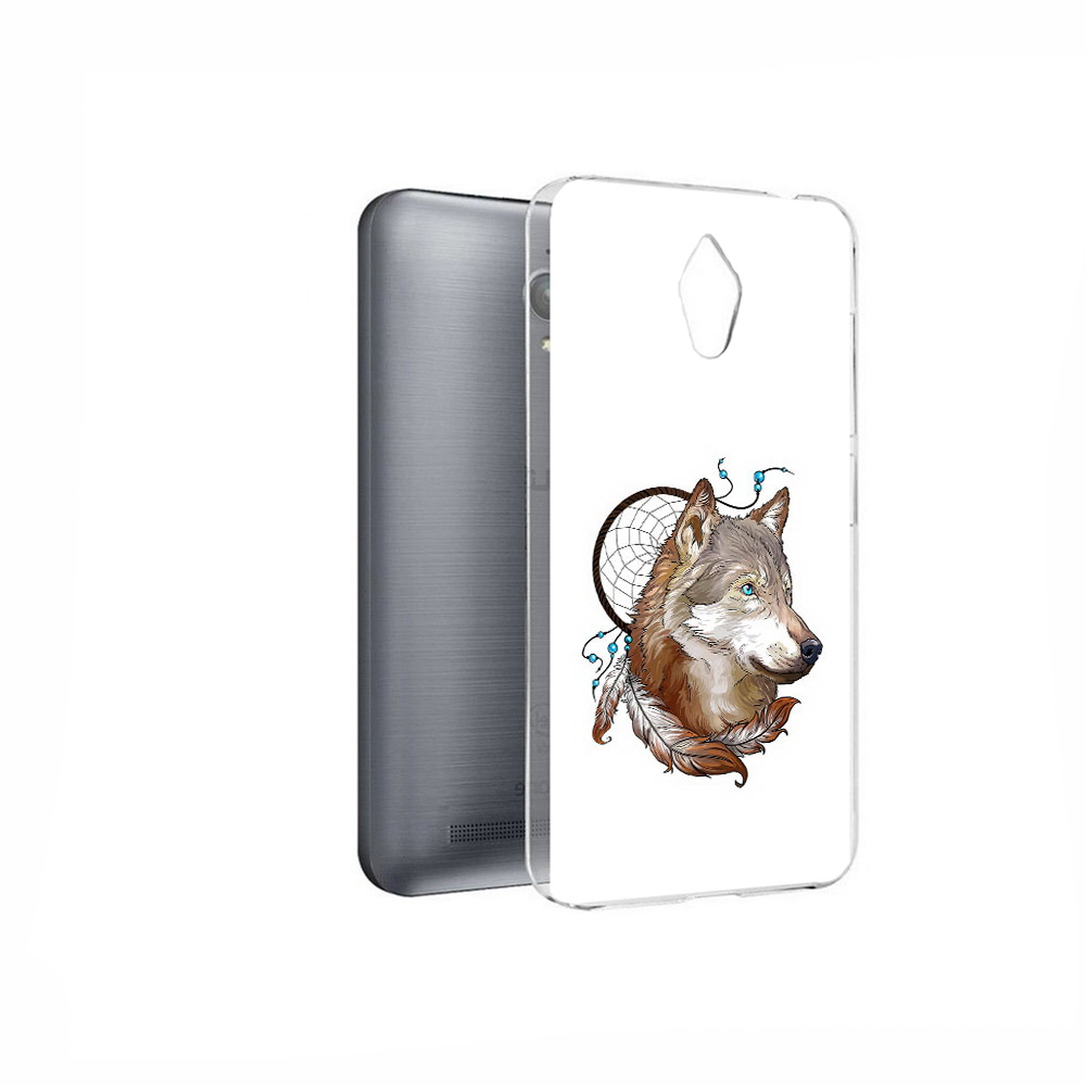 

Чехол MyPads Tocco для Asus ZenFone Go (ZC500TG) волк и ловец снов, Прозрачный, Tocco