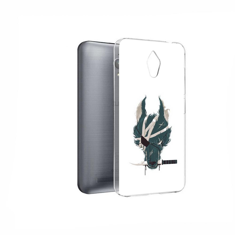 

Чехол MyPads Tocco для Asus ZenFone Go (ZC500TG) волк-разбойник, Прозрачный, Tocco