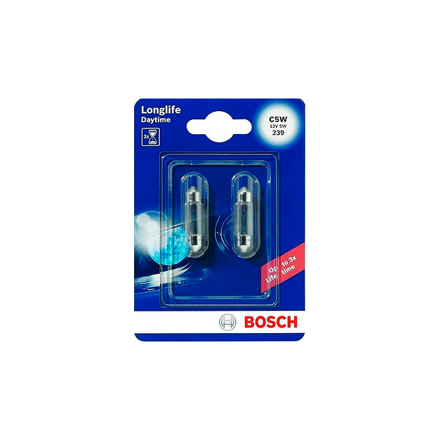 

Лампа [2Шт] Longlife Daytime C5W 12V 5W [Блистер] 1987301060 Bosch 1987301060