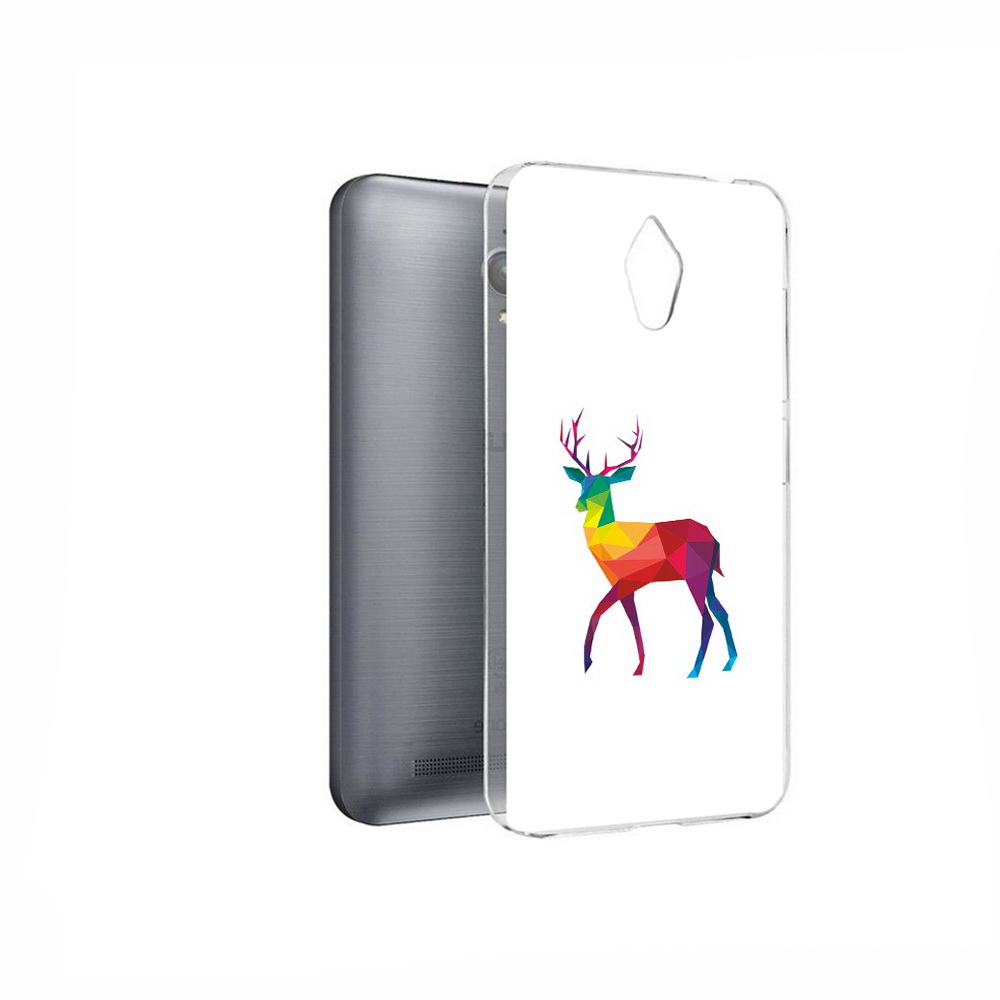 

Чехол MyPads Tocco для Asus ZenFone Go (ZC500TG) геометрический олень, Прозрачный, Tocco