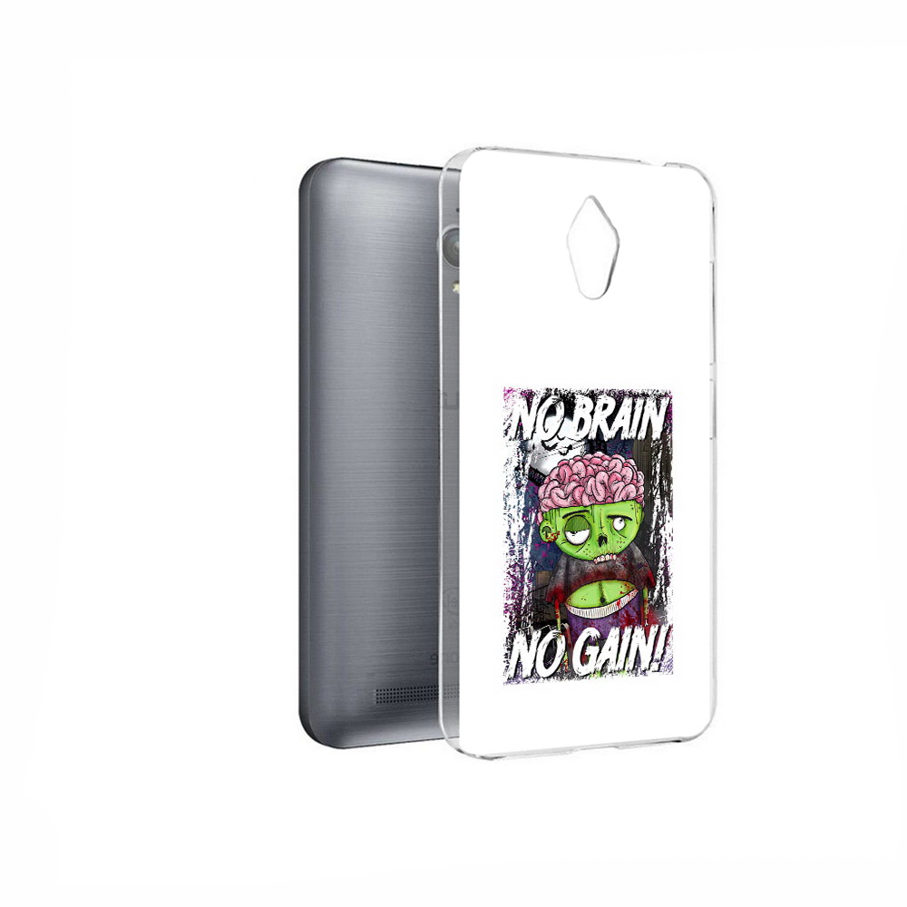 

Чехол MyPads Tocco для Asus ZenFone Go (ZC500TG) глупый зомби, Прозрачный, Tocco