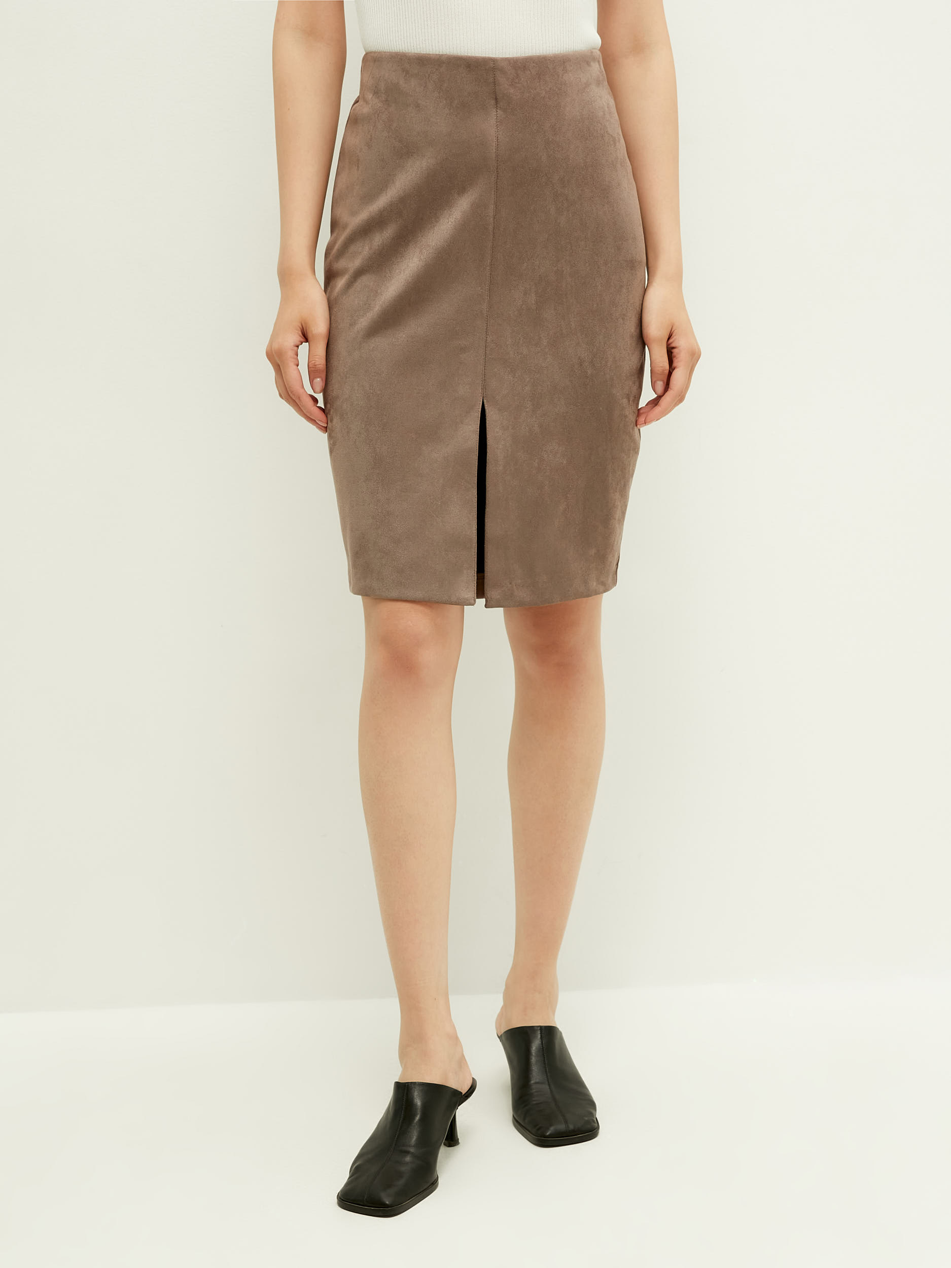 

Юбка женская ZARINA 2368266216-66 бежевая XL, Бежевый, 2368266216