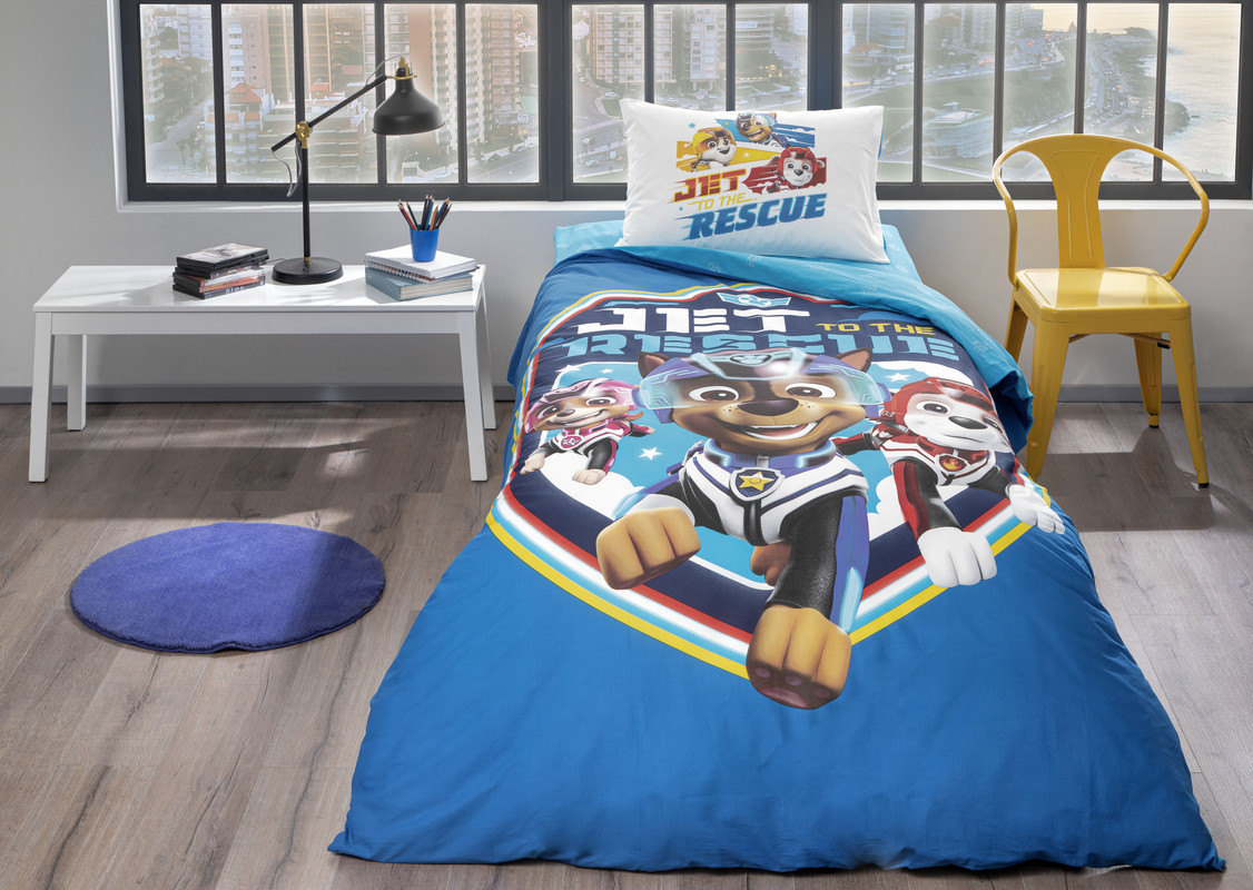 

Постельное белье детское PAW PATROL JET 1,5-спальное TAC-Турция.