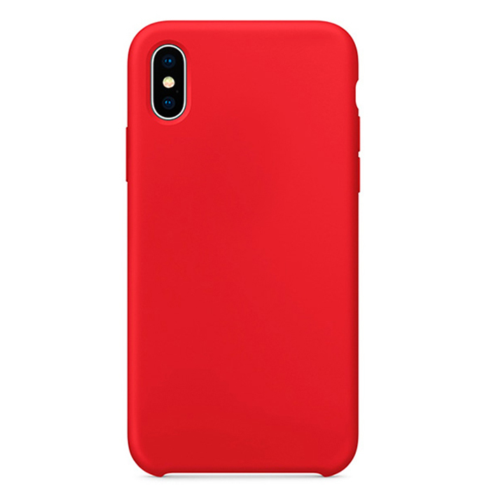 фото Силиконовый чехол silicone case для iphone x/xs, красный grand price