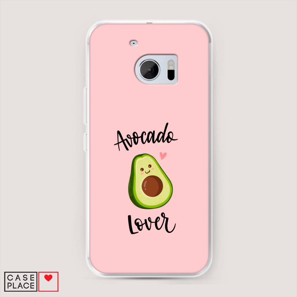 

Чехол на HTC One M10 (HTC 10) "Avocado lover", Розовый;зеленый, 101950-6