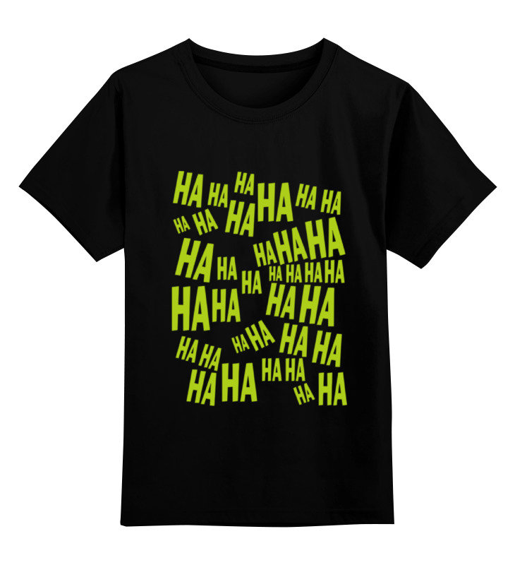 

Футболка детская Printio Смех джокера (ха ха ха) цв. черный р. 140, Смех джокера (ха ха ха)