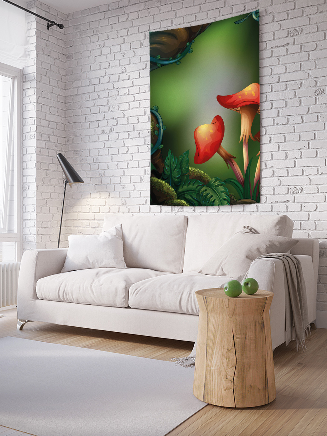 

Вертикальное фотопанно на стену JoyArty Три поганки 150x200 см, Три поганки