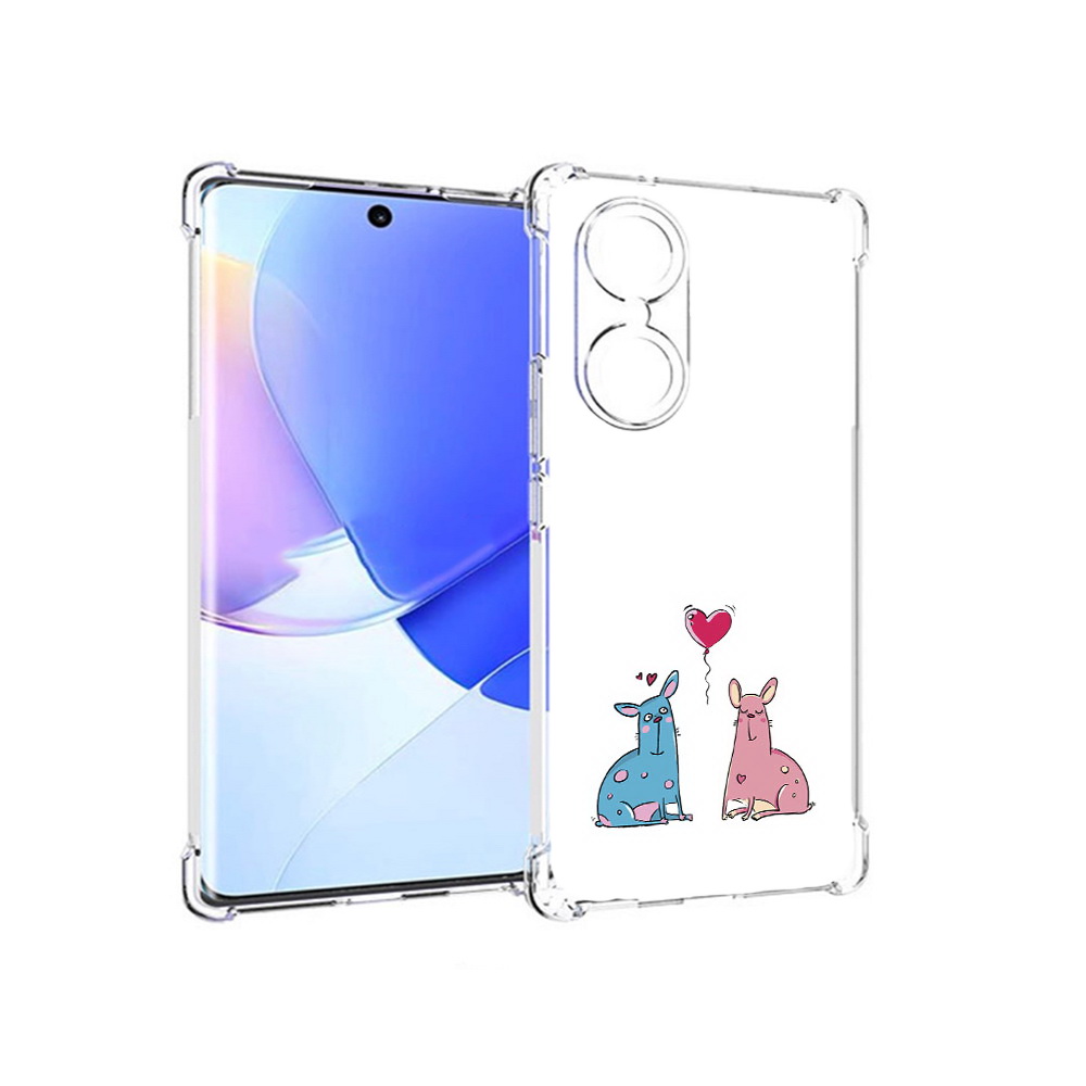 

Чехол MyPads Tocco для Honor 60 Лама любовь, Прозрачный, Tocco