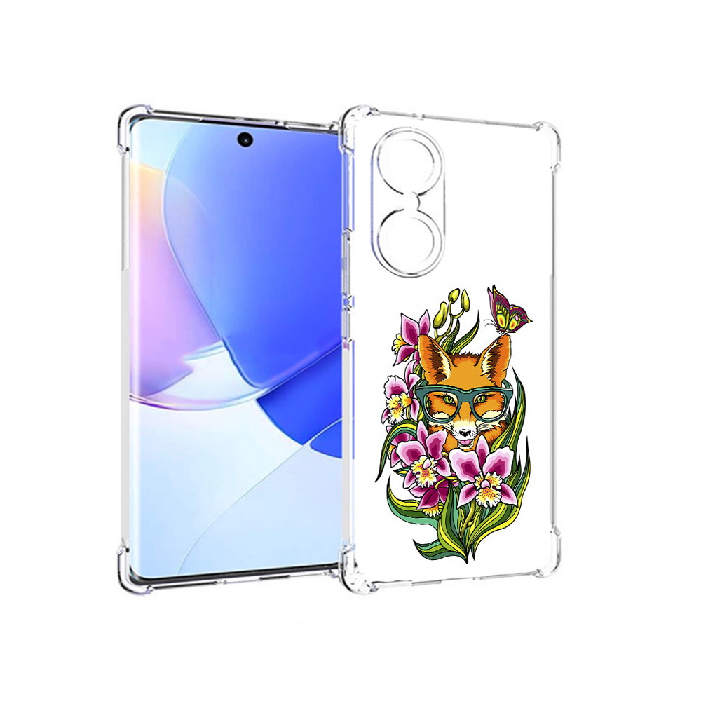 

Чехол MyPads Tocco для Honor 60 Лиса в цветах, Прозрачный, Tocco