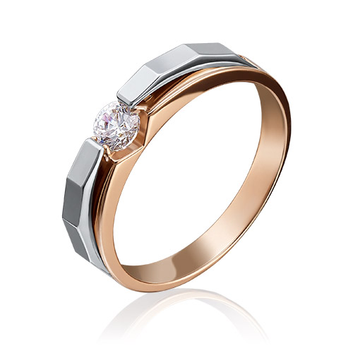 

Кольцо из золота с бриллиантом р. 17,5 PLATINA jewelry 01-5121-00-101-1111-30, 01-5121-00-101-1111-30
