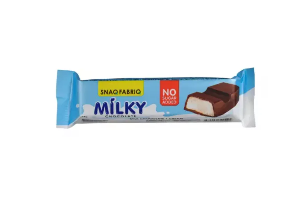 Протеиновый батончик Snaq Fabriq Milky (60шт по 34г) со сливочной начинкой