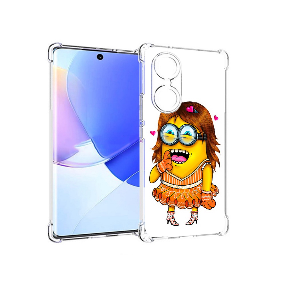 

Чехол MyPads Tocco для Honor 60 Миньон девочка, Прозрачный, Tocco