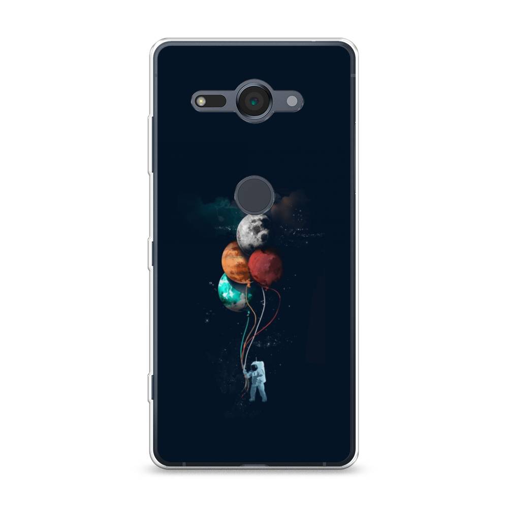 

Чехол для Sony Xperia XZ2 Compact "Космонавт с шариками", Разноцветный, 52950-4