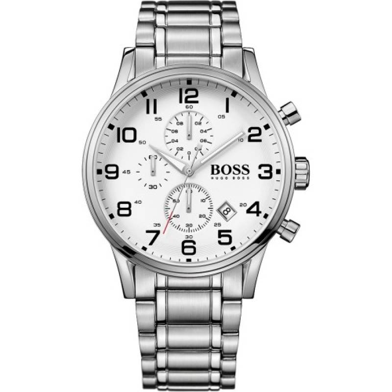 

Наручные часы мужские HUGO BOSS HB1513182 серебристые, HB1513182