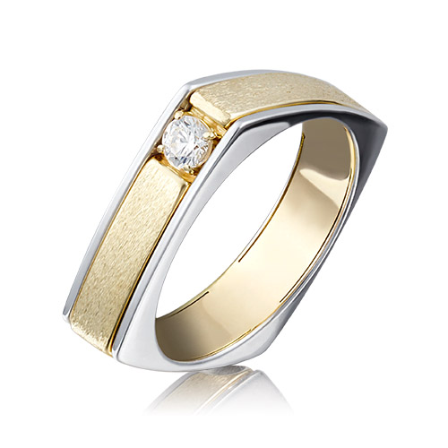 

Кольцо из золота с бриллиантом р. 16,5 PLATINA jewelry 01-5133-00-101-1121-30, 01-5133-00-101-1121-30