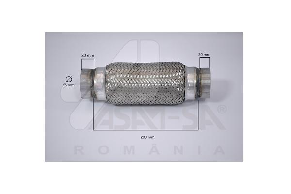 

Гофра Глушителя 55x200 Mm ASAM-SA 60101
