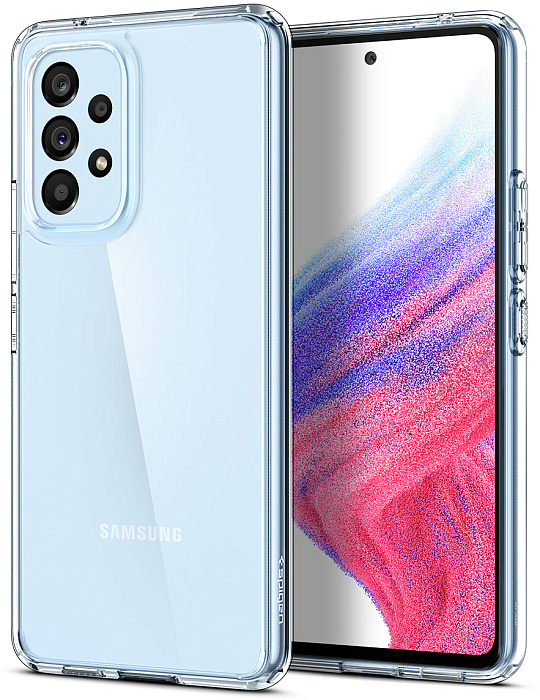 

Чехол Spigen Ultra Hybrid (ACS04259) для Samsung Galaxy A53 5G (Clear), Прозрачный