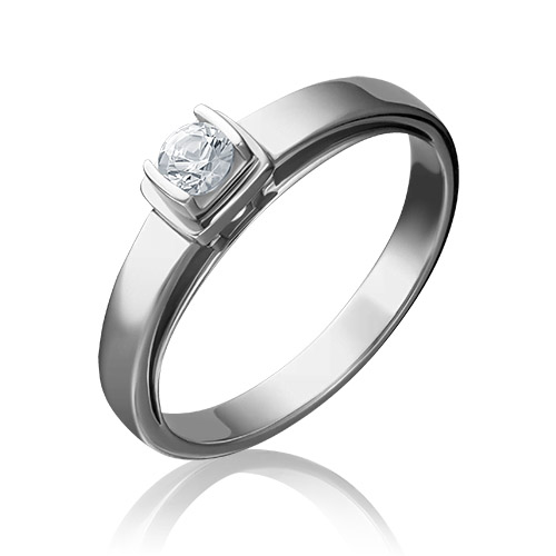 

Кольцо из золота р. 15,5 PLATINA jewelry 01-5171-00-101-1120-30, бриллиант, 01-5171-00-101-1120-30