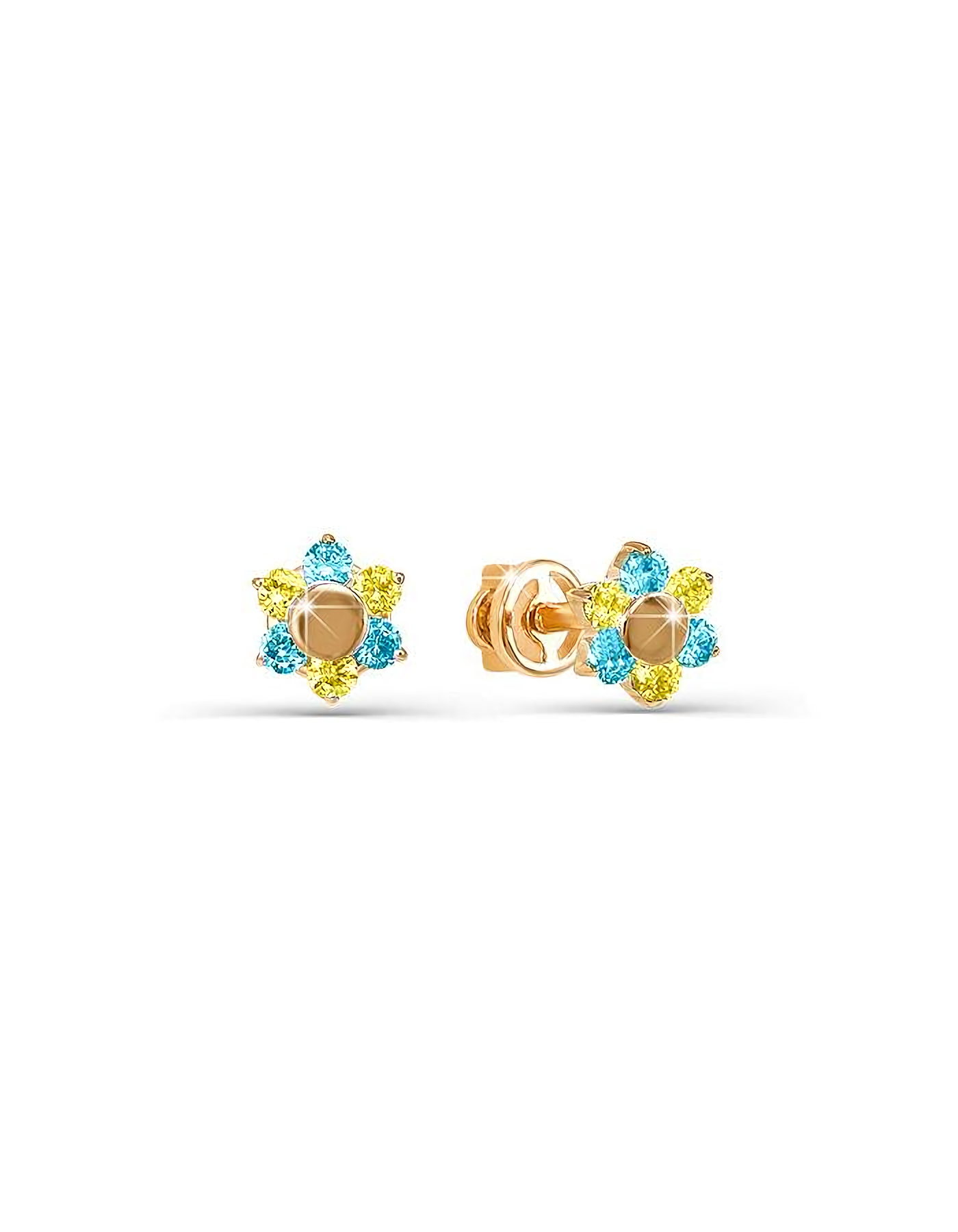 

Серьги пусеты из серебра TEO MAORI 8с050161-01, фианит, 8с050161-01