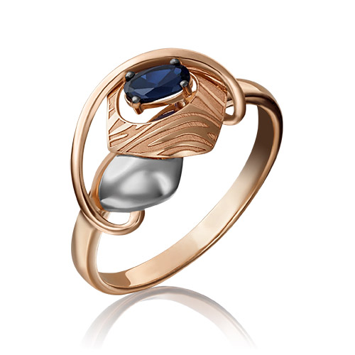 

Кольцо из золота р. 18 PLATINA jewelry 01-5176-00-102-1110-30, сапфир, 01-5176-00-102-1110-30